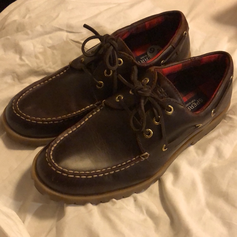 Sperry A/O Lug 3 eye boat shoe